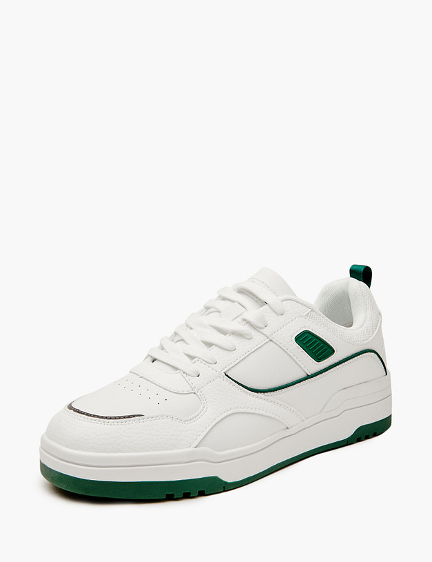 Белые мужские кроссовки MASCOTTE 158-410122-0601/04 | ракурс 3