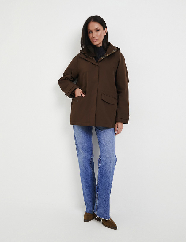 Коричневая женская куртка MASCOTTE 834-5201-2609 | ракурс 2