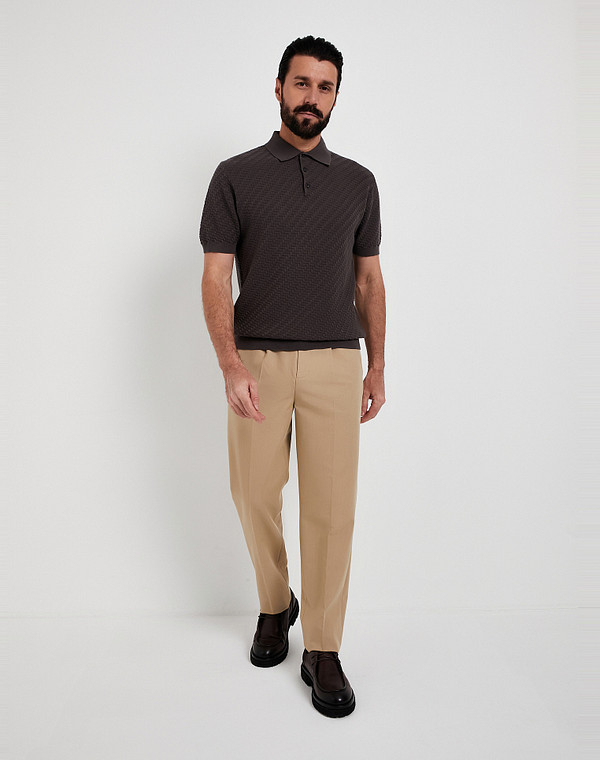 852-6110-2610 Джемпер-поло мужской графит, Mascotte