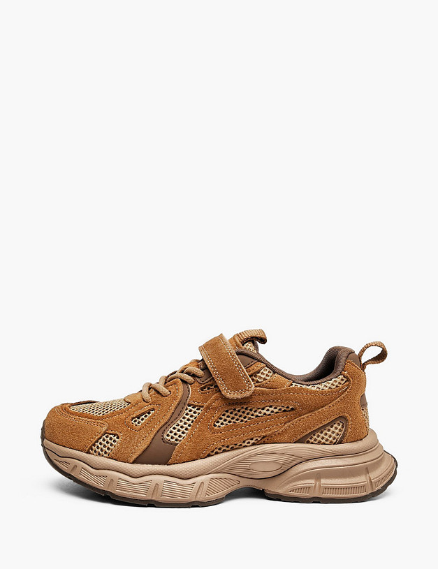 Рыжие детские кроссовки MASCOTTE 234-617021-0213 | ракурс 1