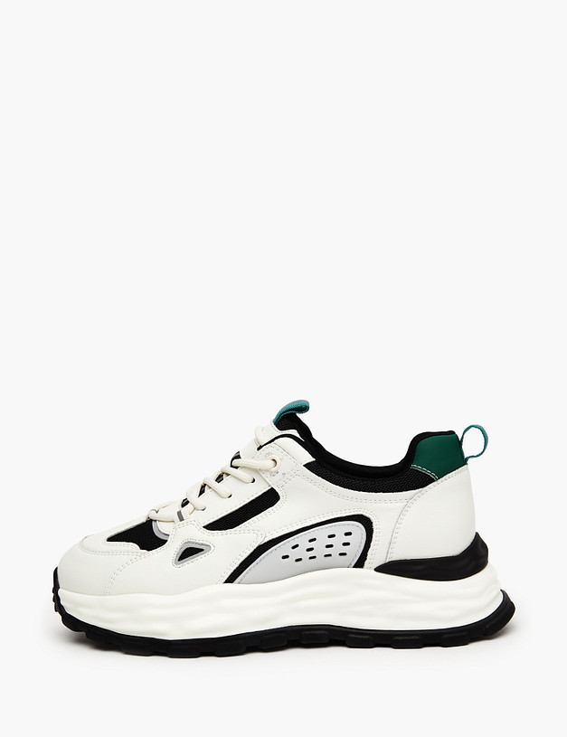 Белые женские кроссовки MASCOTTE 234-323521-0602 | ракурс 2