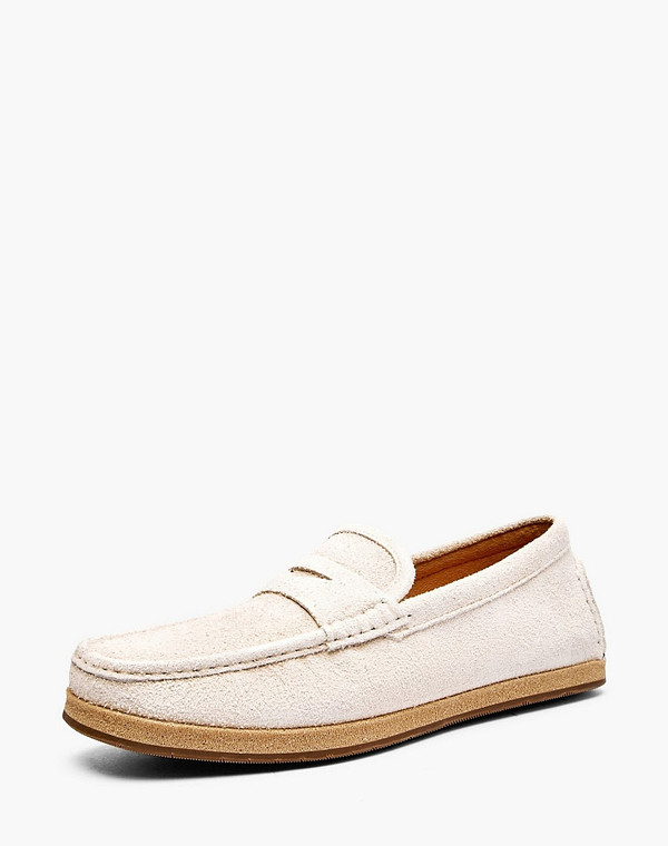 22-610911-0201 Полуботинки мужские велюр/текстиль-нат.кожа молочн, Mascotte