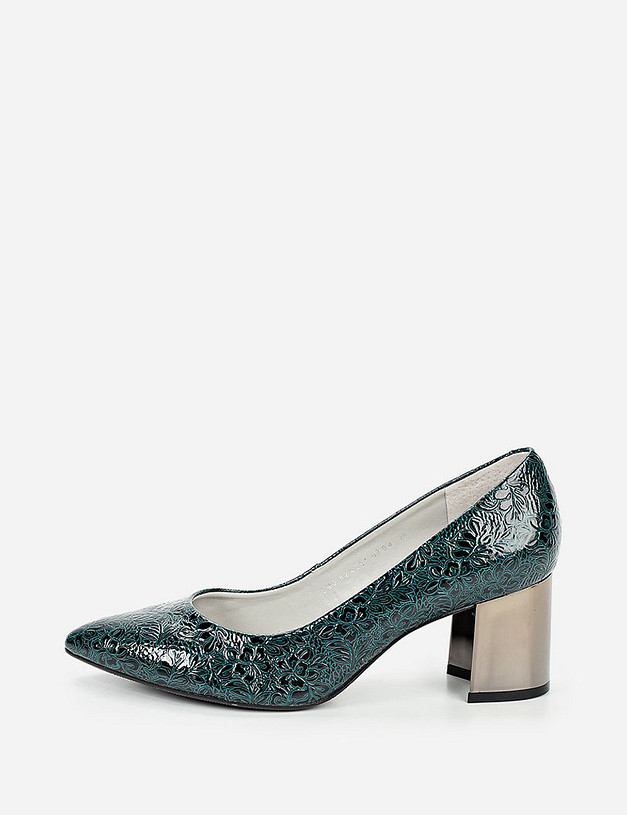 Зеленые женские туфли MASCOTTE 390-820261-0704 | ракурс 2