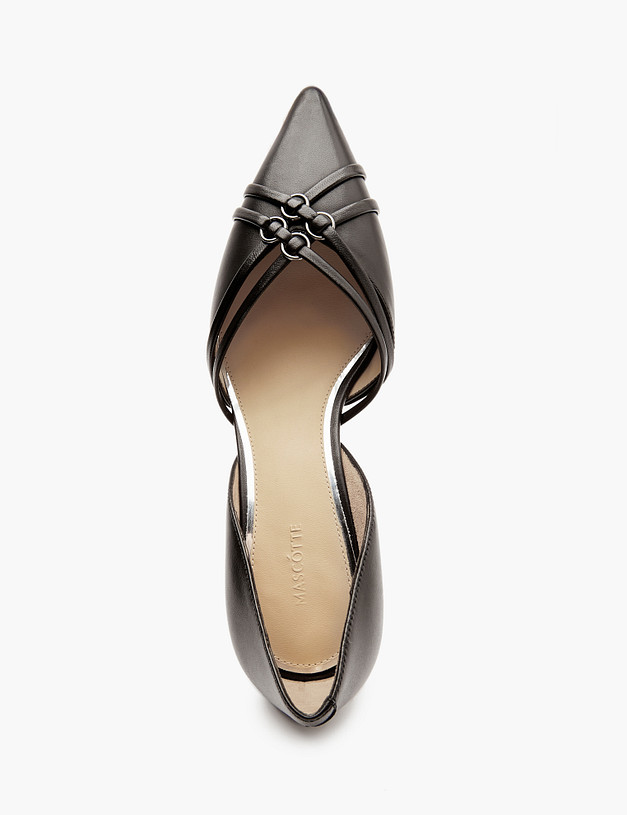 Черные женские туфли MASCOTTE 172-412411-3501M | ракурс 4