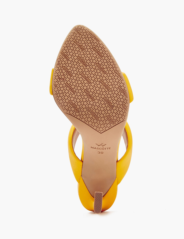 Желтые женские мюли MASCOTTE 175-4123012-7520M | ракурс 6
