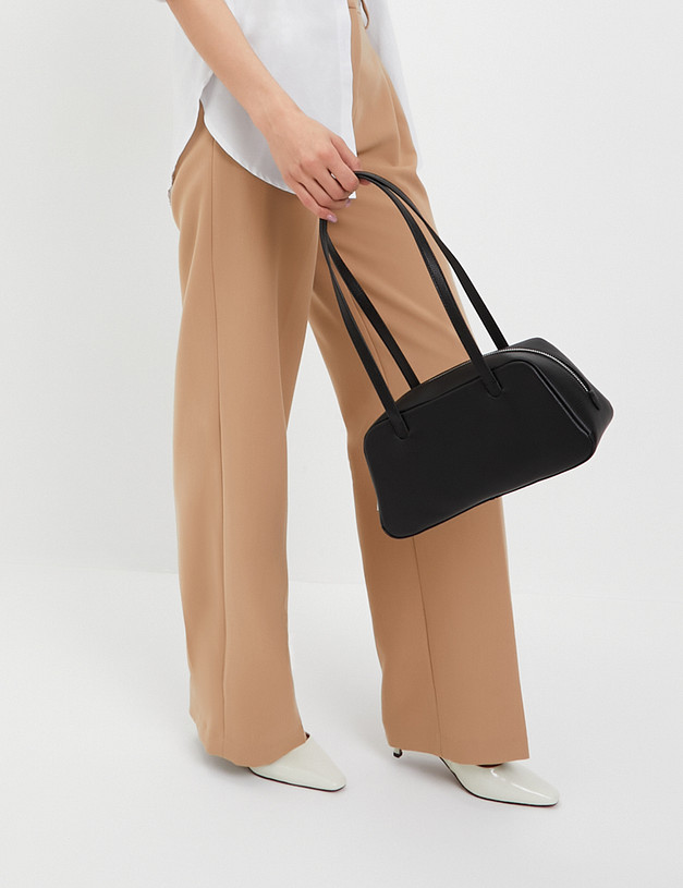 Черная женская сумка MASCOTTE 660-4114-102 | ракурс 1 Черная женская сумка MASCOTTE 660-4114-102 | ракурс 1