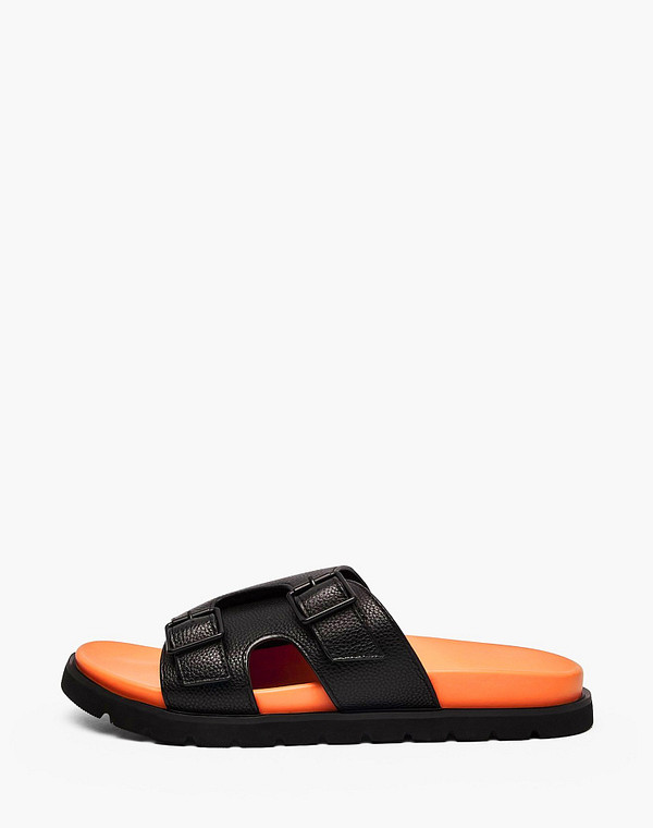 142-612961-0102 Туфли летние мужские нат.кожа/и.кожа черн, Mascotte