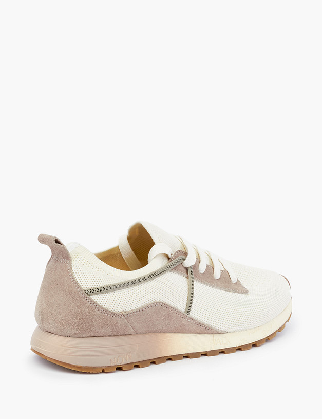 Молочные женские кроссовки MASCOTTE 189-2125096-0208 | ракурс 3