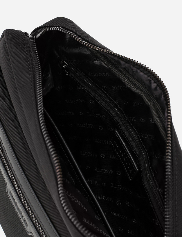 Черная мужская сумка MASCOTTE 602-1201-202 | ракурс 4