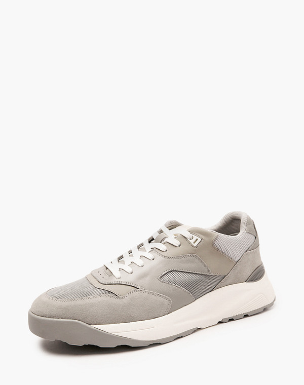 175-5130522-8105M Полуботинки для активного отдыха мужские нат.кожа-велюр/текстиль серый, Mascotte