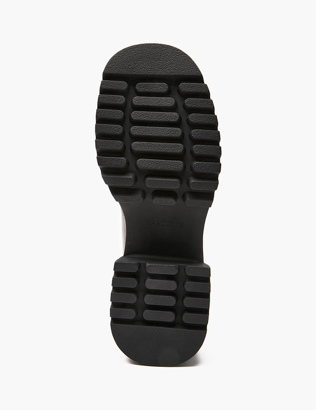 Серебристые женские челси на массивной подошве MASCOTTE 233-421523-0116 | ракурс 7