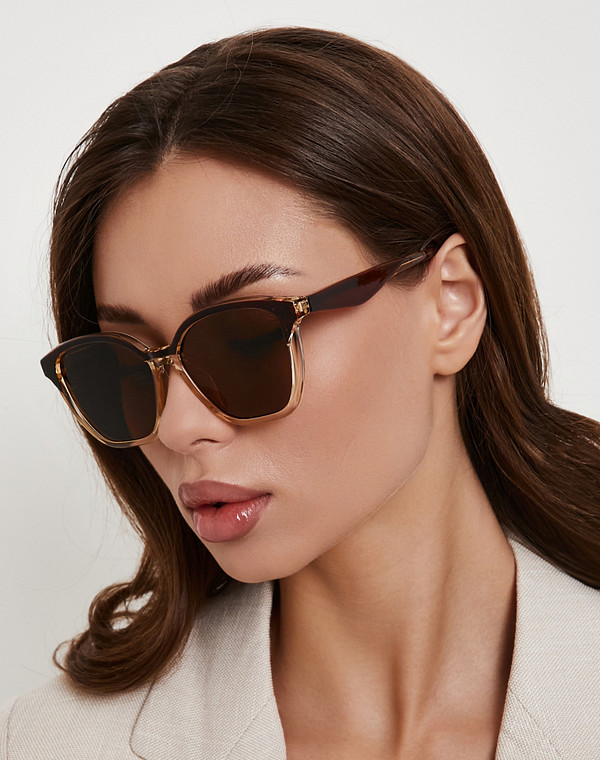 793-6115-7709 Очки женские и.мат. корич, Mascotte