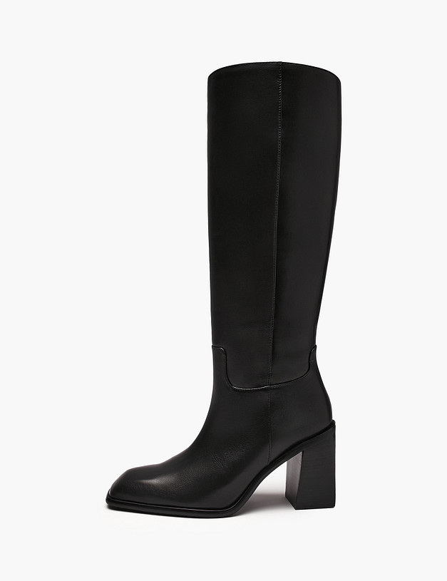 Черные женские сапоги MASCOTTE 384-520221-0102 | ракурс 1