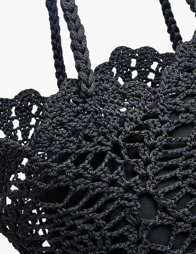 Черная женская сумка MASCOTTE 660-6130-202 | ракурс 4