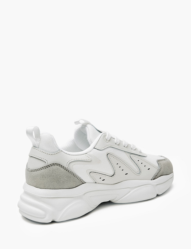 Белые женские кроссовки MASCOTTE 158-411321-0201 | ракурс 3