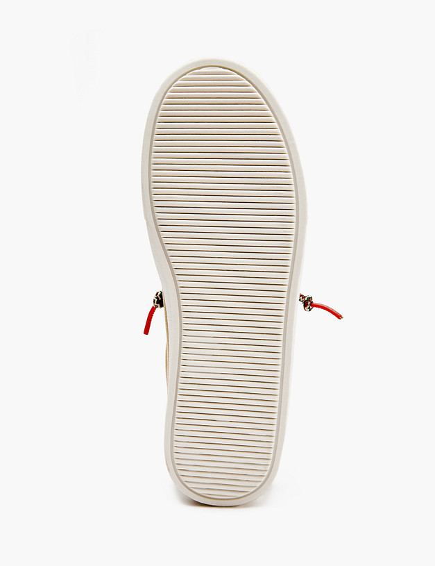 Бежевые топ-сайдеры для мальчиков MASCOTTE 18-411723-0218 | ракурс 7 Бежевые топ-сайдеры для мальчиков MASCOTTE 18-411723-0218 | ракурс 7