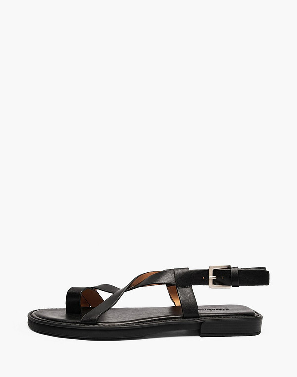 94-614811-0602 Туфли летние женские кож.спилок/нат.кожа черн, Mascotte