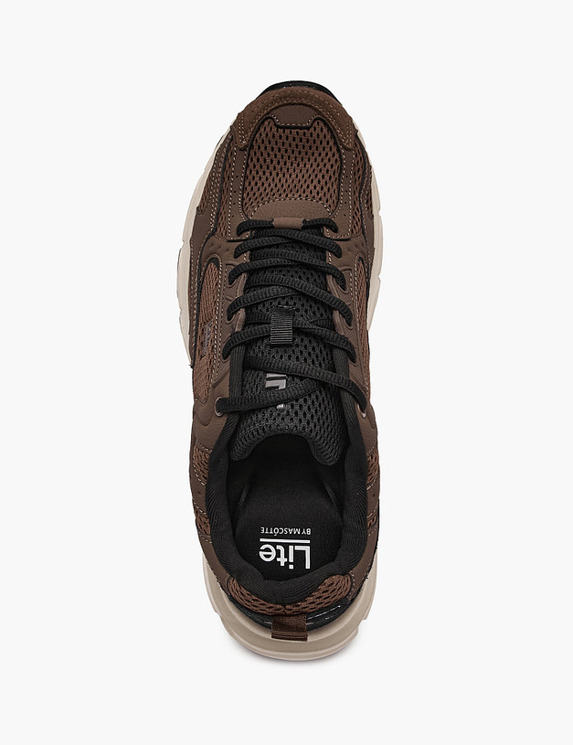 Коричневые мужские кроссовки MASCOTTE 64-520521-0209 | ракурс 4