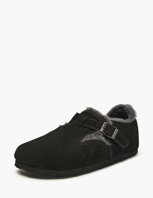 Черные женские зимние полуботинки MASCOTTE 15-520831-0202 | ракурс 2