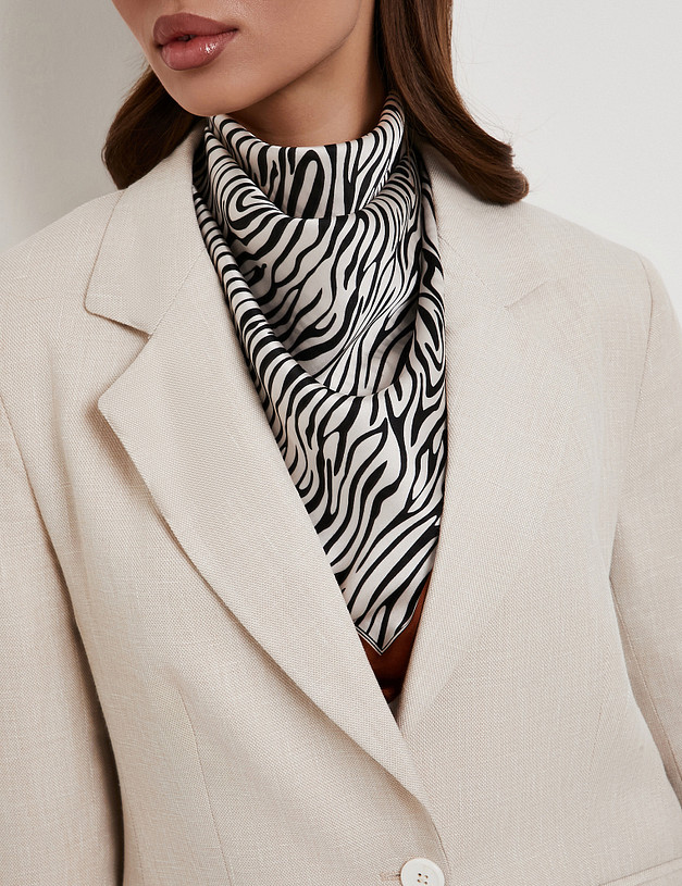 Коричневый женский платок MASCOTTE 766-6104-2409 | ракурс 2