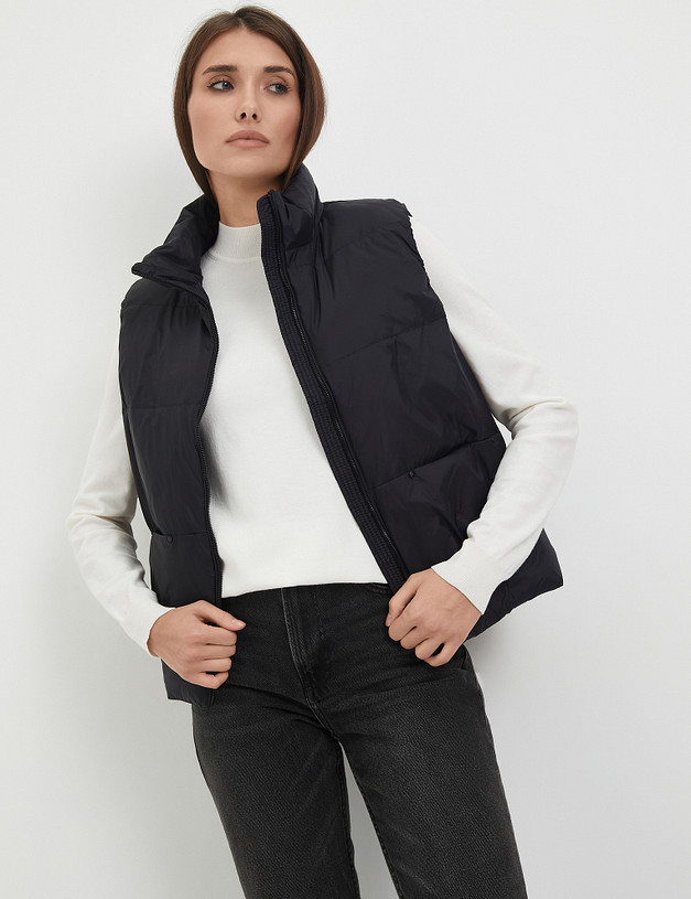 Черный женский жилет MASCOTTE 234-3320-2402 | ракурс 3