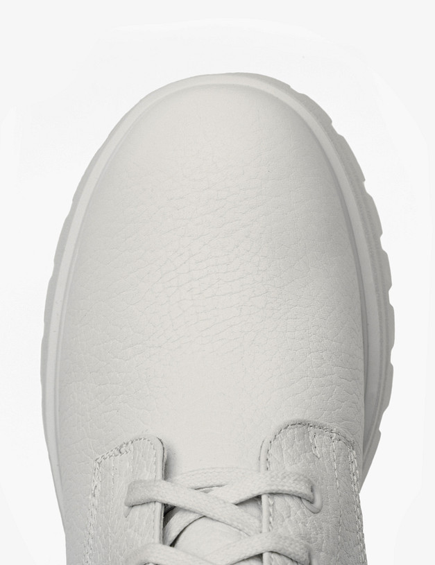 Молочные зимние женские ботинки MASCOTTE 94-421631-0101 | ракурс 5