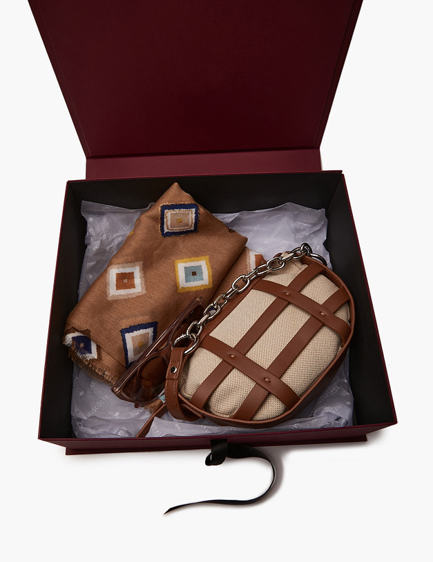 Бордовая подарочная большая коробка MASCOTTE 994-3429511 | ракурс 5