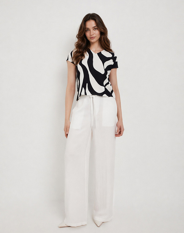 973-6112-2403 Блузка женская темн-синий, Mascotte