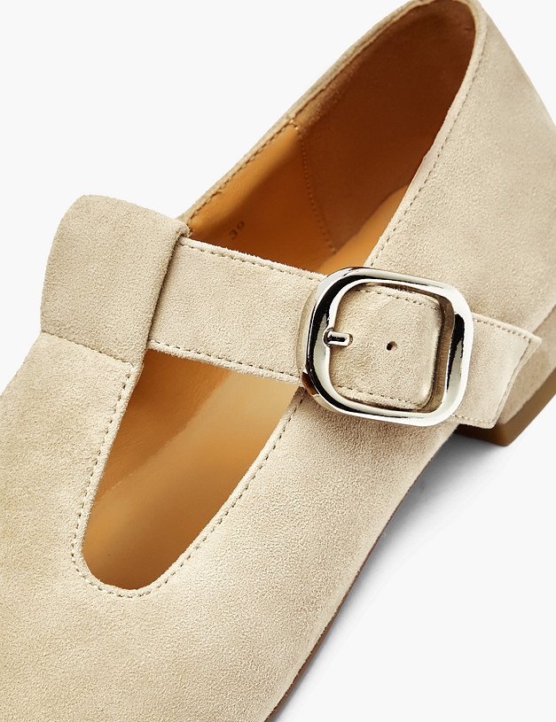 Бежевые женские туфли Мэри Джейн MASCOTTE 234-614311-0608 | ракурс 6