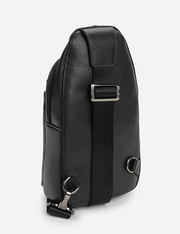 Черная мужская сумка MASCOTTE 604-0209-102 | ракурс 3