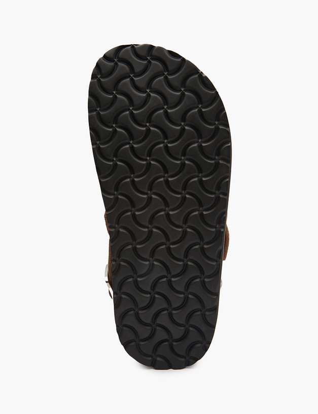 Бежевые велюровые женские сабо  MASCOTTE 15-420712-0208 | ракурс 7