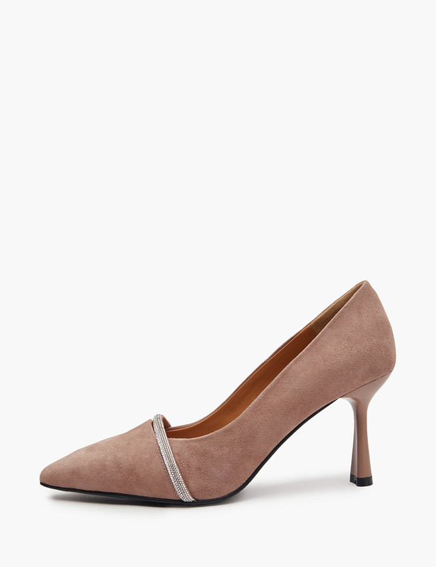 Бежевые женские туфли MASCOTTE 100-511011-0608 | ракурс 1 Бежевые женские туфли MASCOTTE 100-511011-0608 | ракурс 1