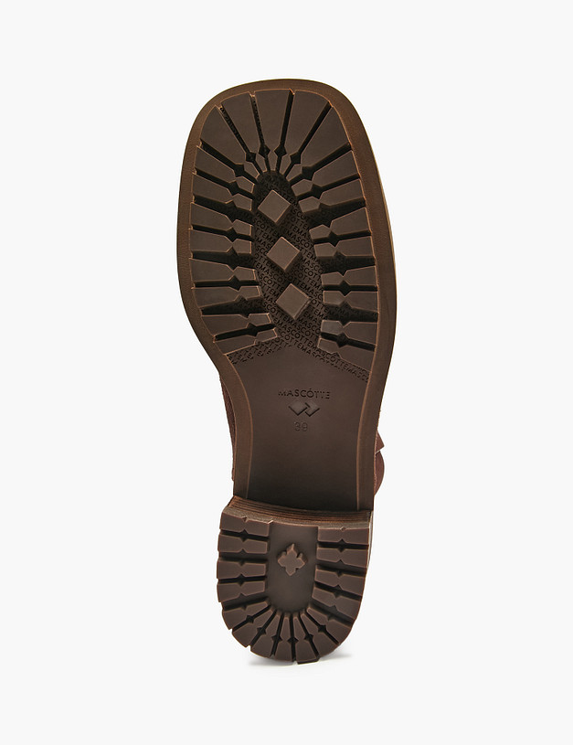 Коричневые женские полусапоги MASCOTTE 175-5280532-4696M | ракурс 5