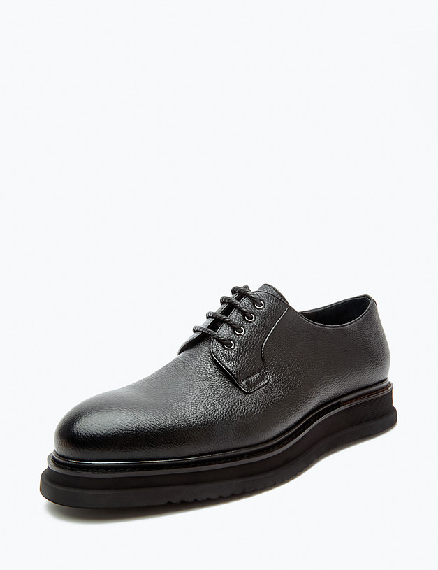 Черные мужские дерби MASCOTTE 175-320611-0102 | ракурс 2