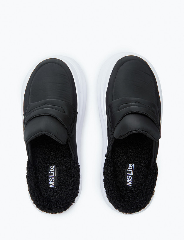 Черные женские сабо MASCOTTE 151-3205624-0202 | ракурс 5