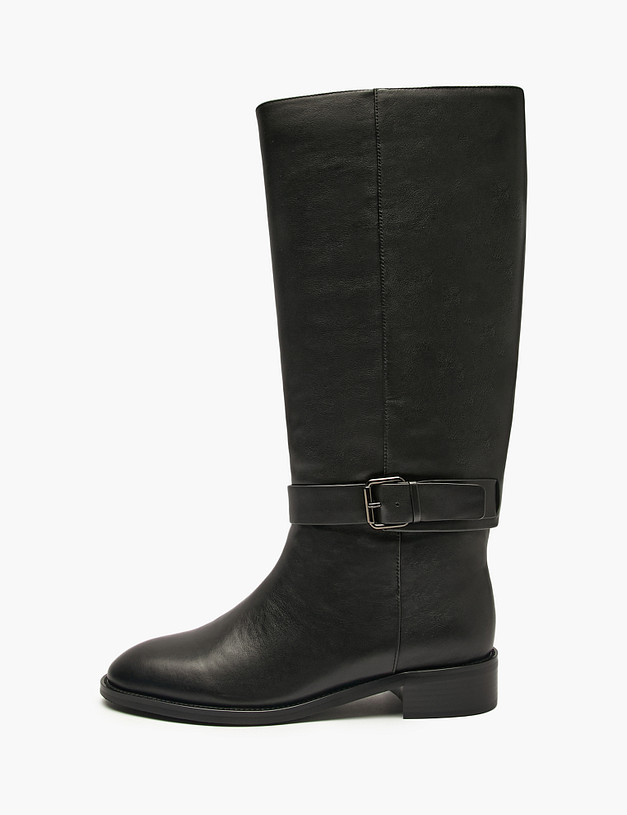 Черные женские сапоги MASCOTTE 126-5281821-3100M | ракурс 1