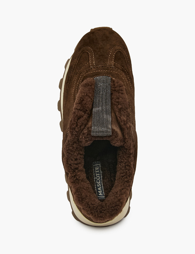 Коричневые женские зимние кроссовки MASCOTTE 15-510238-4680M | ракурс 5