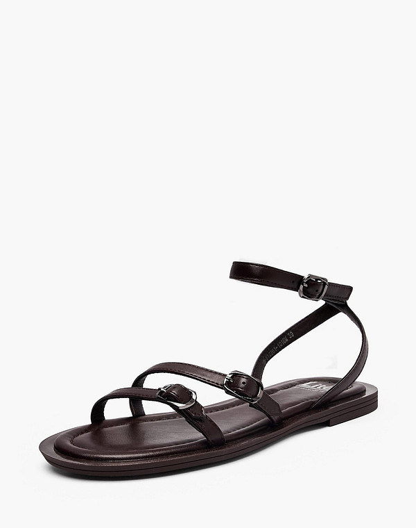 78-612261-1016M Туфли летние женские кож.спилок/и.кожа корич, Lite by Mascotte