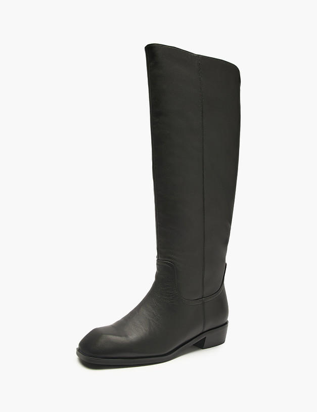 Черные женские сапоги MASCOTTE 126-526521-3100M | ракурс 2 Черные женские сапоги MASCOTTE 126-526521-3100M | ракурс 2