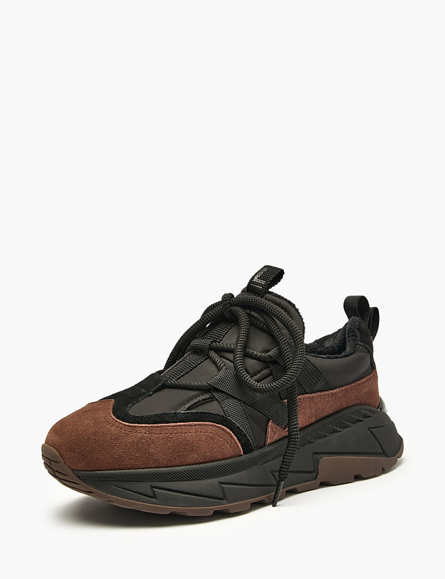 Коричневые женские кроссовки MASCOTTE 234-521621-0209 | ракурс 4