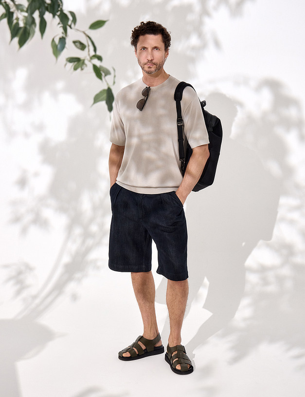 Зеленые мужские сандалии MASCOTTE 142-612461-0104 | ракурс 1