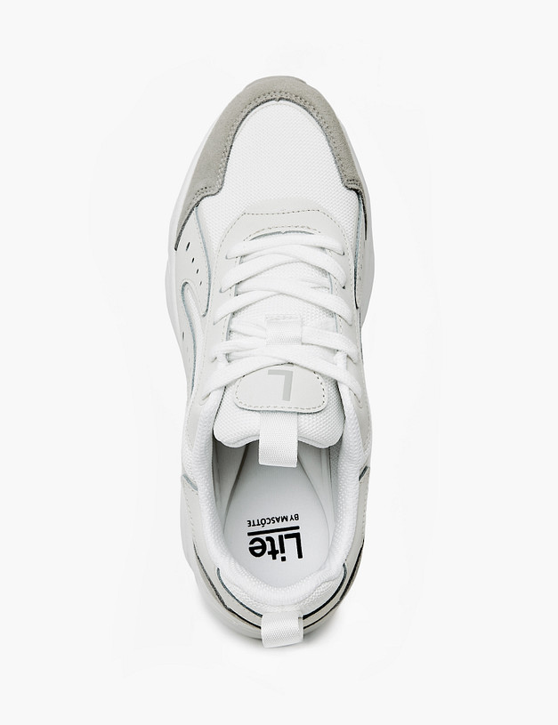 Белые женские кроссовки MASCOTTE 158-411321-0201 | ракурс 4
