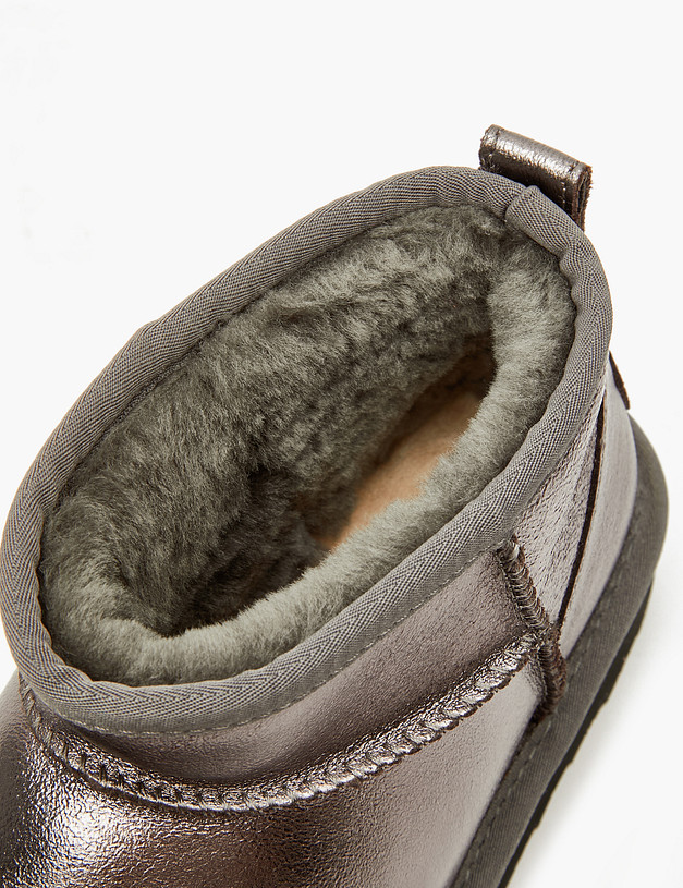 Серебристые женские угги MASCOTTE 234-3206532-0102 | ракурс 6 Серебристые женские угги MASCOTTE 234-3206532-0102 | ракурс 6