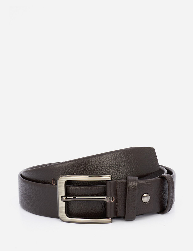 Коричневый мужской ремень MASCOTTE 727-1202-109 | ракурс 2 Коричневый мужской ремень MASCOTTE 727-1202-109 | ракурс 2