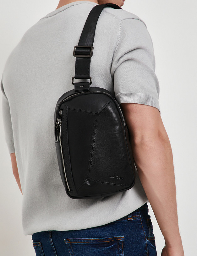 Черная мужская сумка MASCOTTE 604-5121-102 | ракурс 1