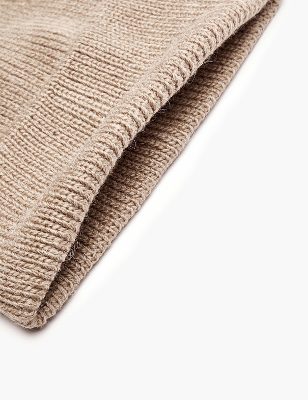 Бежевая женская шапка MASCOTTE 781-5209-75008 | ракурс 3