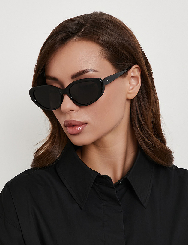 Черные женские очки MASCOTTE 793-6141-7710 | ракурс 1