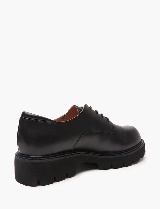 Черные женские дерби MASCOTTE 58-421211-0102 | ракурс 3 Черные женские дерби MASCOTTE 58-421211-0102 | ракурс 3