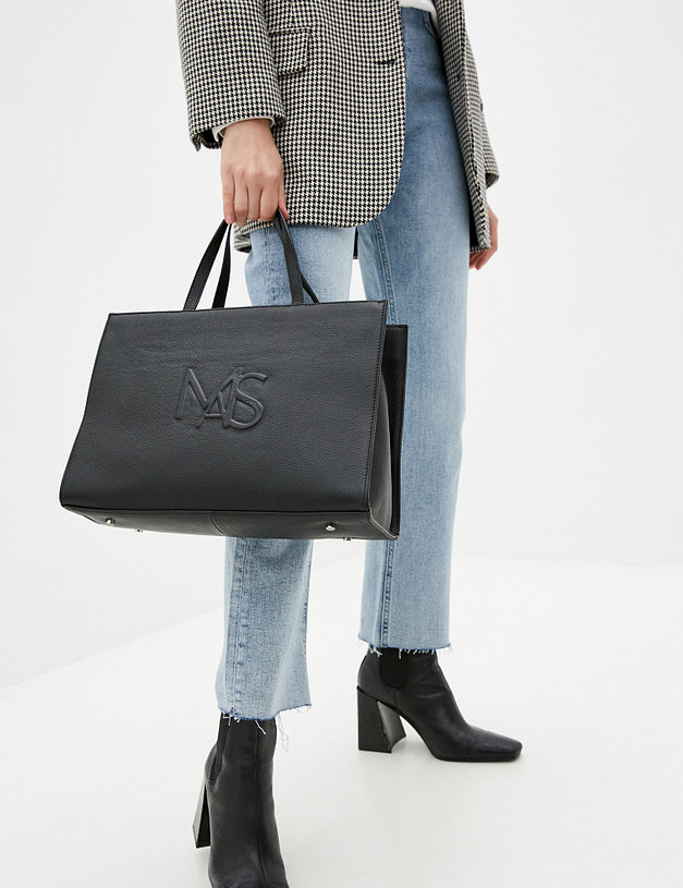 Черная женская сумка MASCOTTE 660-1217-102 | ракурс 4