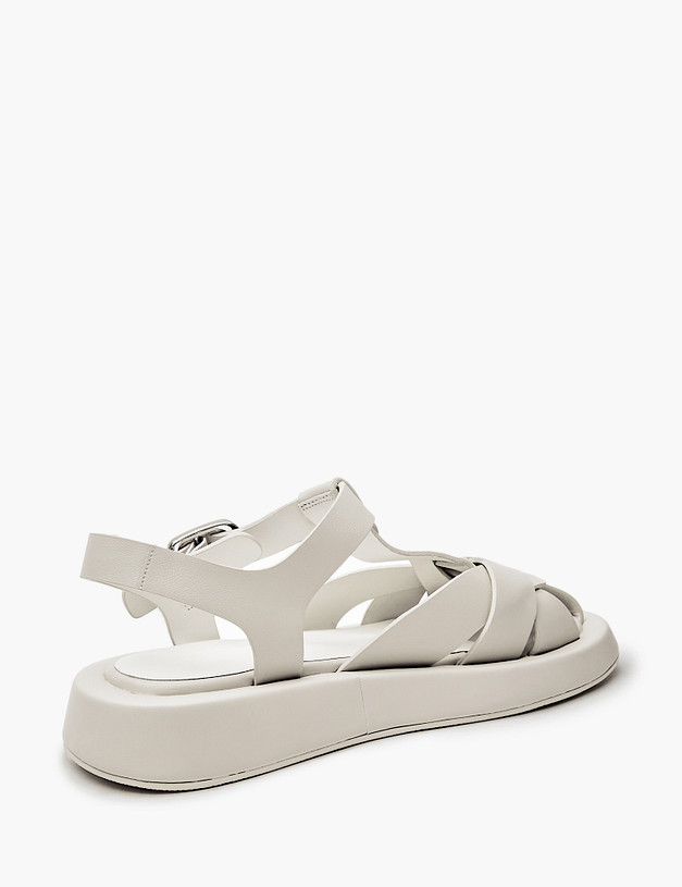 Молочные женские сандалии MASCOTTE 172-4121914-7115M | ракурс 3